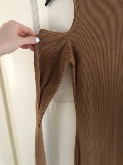 Boohoo high neck midi dress
