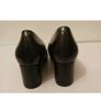 PieSanto Black Leather Court Shoes EU35 UK2 Wide G Fit Block Heel New Boxed  CAN POST Image 6