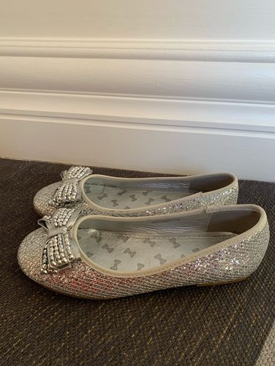 Silver party shoes