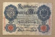 Germany 20 Mark 1910 Banknote
