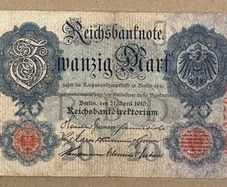 Germany 20 Mark 1910 Banknote