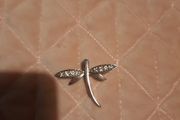 sterling silver dragonfly pendant