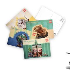 LEGO Travel Postcard Set 5007521 This Is A Promotional Lego Item's You Can Not Buy In Shops Brand New Factory Sealed