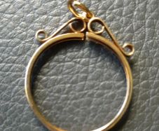 9ct Gold Full Sovereign Pendant Mount