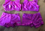 The Zone gymnastics top & shorts