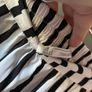 ZARA B&W wide leg stripped culottes Size XS/8 Image 4