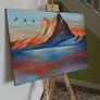 Original large abstract canvas painting Image 2
