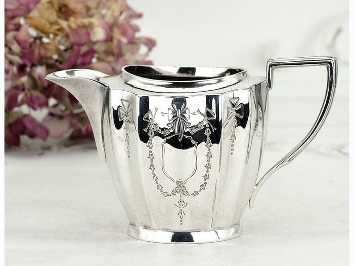 Antique Silver Plated Ornate Edwardian Tea Set