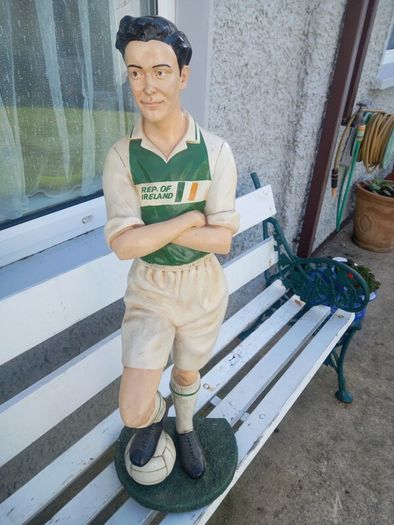 irish  soccer  player shop display