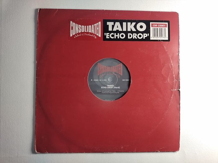 Taiko - Echo Drop - Consolidated Records - QUALITY 90s House Dublin CLASSIC!