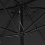Outdoor Parasol with Metal Pole 300x200 cm Anthracite Image 3
