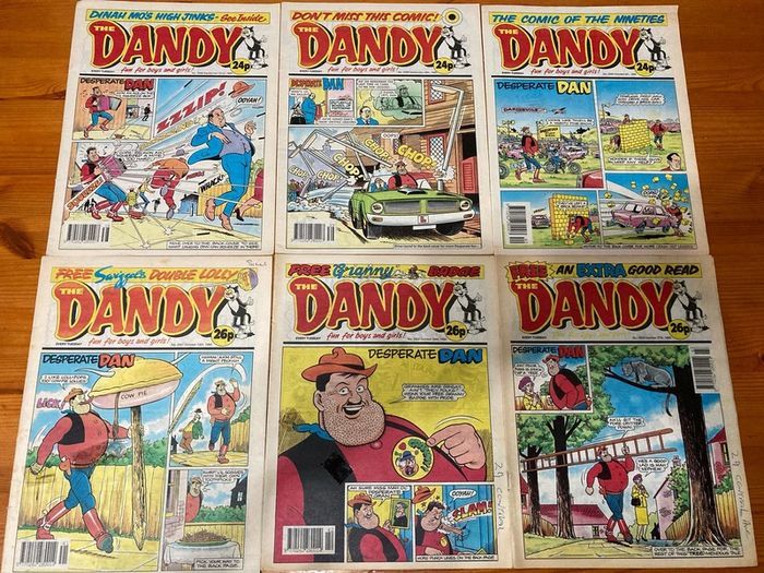 Comics: 'The Dandy' 1990 (45 numbers)