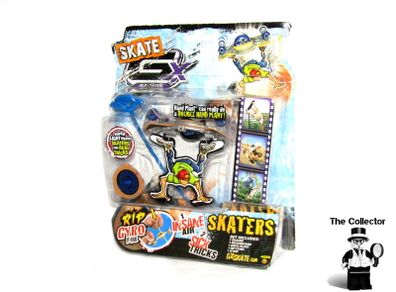 Gx skate racers hand plant skateboard tricks skaters gyro power rip cord gift fingerboard tech deck mini skateboard made by Jakks Pacific 2009 brand new sealed