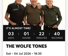 Wolfe Tones 2 tickets