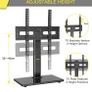 Universal Swivel TV Stand,Table Top TV Stand for Most 32''-60'' LCD LED OLED TVs, Height Adjustable TV Base Stand, Holds up to 88 pounds, Max VESA 400x400mm (FREE POSTAGE) Image 6
