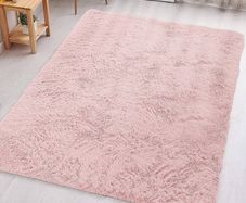 MULTIPLE SIZES/COLOURS AVAILABLE Area Rugs 50x80cm for Bedroom Anti Slip - Modern Super Soft Thick Pile Small Fluffy Shaggy Rug Non Shedding