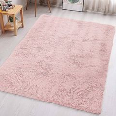 MULTIPLE SIZES/COLOURS AVAILABLE Area Rugs 50x80cm for Bedroom Anti Slip - Modern Super Soft Thick Pile Small Fluffy Shaggy Rug Non Shedding