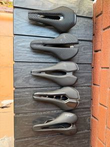 Selection of bike saddles