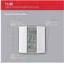 Honeywell Home T136 Programmable Thermostat, White Image 4