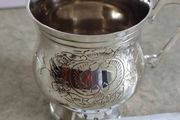 Vintage Silver Plated Cup, Ideal First Communion Cup. Can be Personalized with Engraved Name