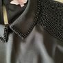 Ted Baker Black Osster Pearl Beaded Top --- Size 1 Image 5
