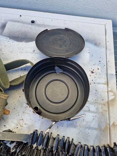 Military Magazine with belt and carrier 7.62x39 RKM RKM-D