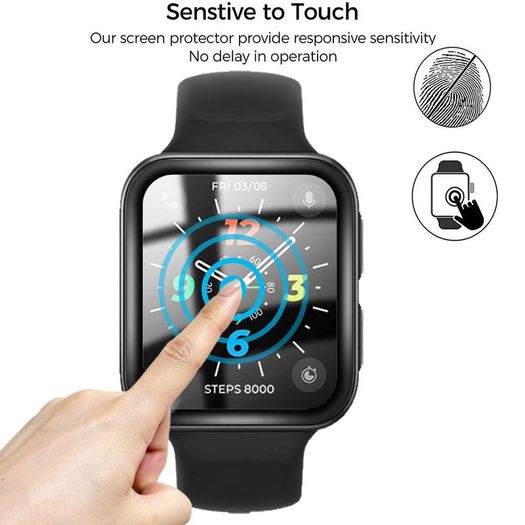 5D Soft Glass Protective Film For OPPO Watch 2 42 mm  Full Curved Cover Screen Protector for OPPO Smartwatch Accessories