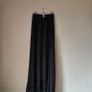 Black maxi beach skirt/cover up with gold buckle, ONE SIZE Image 5