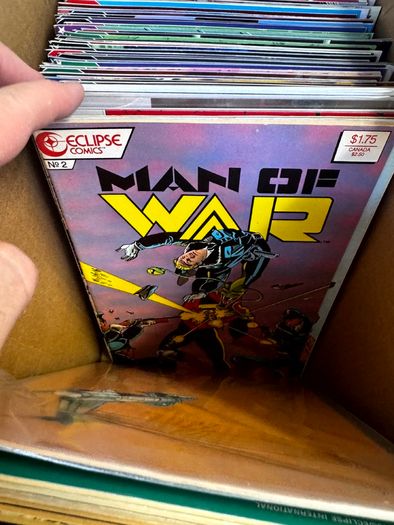 DC, Marvel Long Comic Box w 290 comics for Sale
