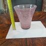 Rose Pink Clouded Hand blown Art Glass Image 4
