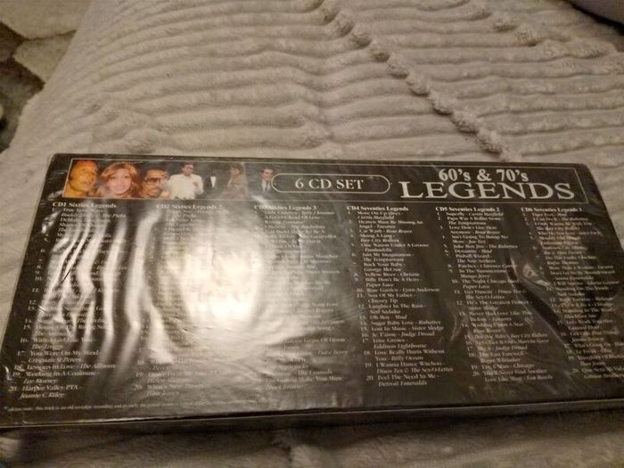 Brand New unopened 6 CD Set 60s & 70s Legends