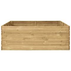 Garden Raised Bed 200x150x54 cm Impregnated Pinewood