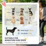 Foldable Dog Stroller, Lightweight Dog Pram w/ Shoulder Strap, Storage Bag, Cup Holder, Light Grey Image 3