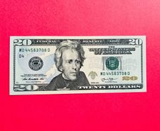 Usa  20. Dollars   2013. Letter  (  D 4 )   CLEVELAND ( Uncirculated )