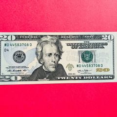 Usa  20. Dollars   2013. Letter  (  D 4 )   CLEVELAND ( Uncirculated )