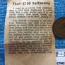 Irish half penny 1953 Image 3