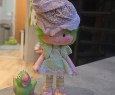 Lime Chiffon Friend with Parrot Parfait pet but complete outfit HTF AGC Kenner A.G.C same era as MLP G1 My Little Pony