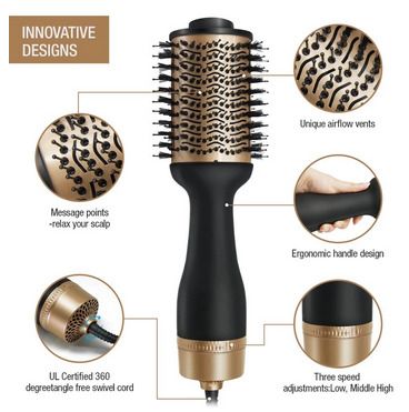 One Step Hair Dryer Volumizer Styler Brush