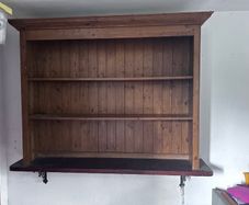 Solid pine shelves