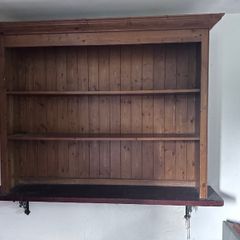 Solid pine shelves