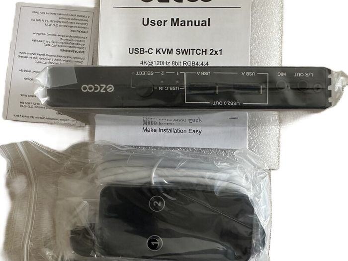 Ezcoo Usb C Hdmi-kvm-switch-4k-120hz