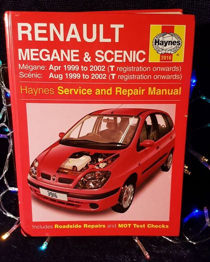 Haynes Renault Megan and Scenic Manual.