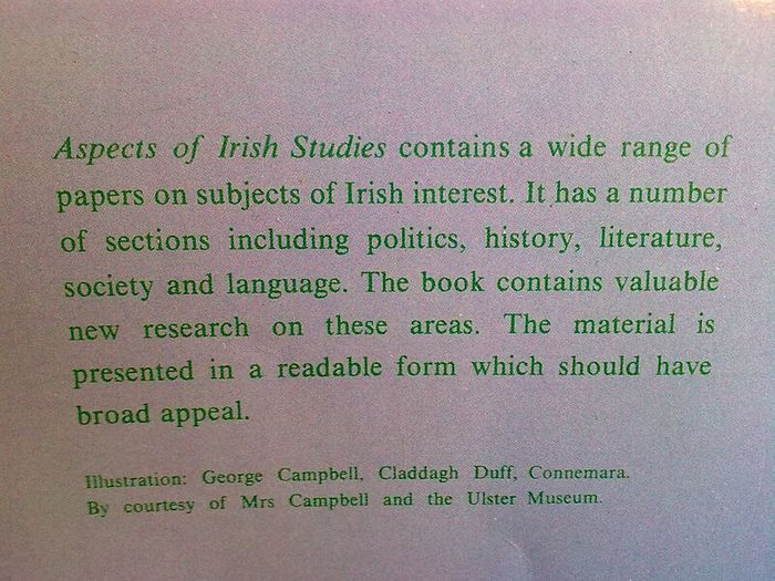 Aspects of Irish studies Ireland