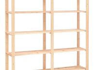 main image for ad 5-Tier Storage Rack 170x38x170 cm Solid Pinewood 500 kg
