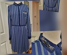 shirt dress,midi
