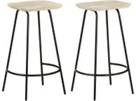 main image for ad Bar Stools 2 pcs Solid Mango Wood
