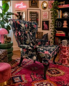 parker Knoll wingback armchair