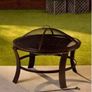 Large Tuscany Bronze Effect Fire Pit Image 2