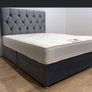 New Double,4ft ,4ft6 King 5ft And Superking 6ft Sizes Divan Beds Instock. Multiple Headboard Designs And Tufted Mattresses Instock Image 3