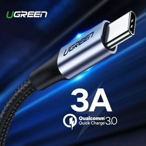 Ugreen 3M USB-C Fast Charging QC 3.0/2.0 & Data Sync Nylon Braided Cable (Brand New/Warranty)